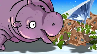 GIANT HIPPO Eats Everything Until There's Nothing Left