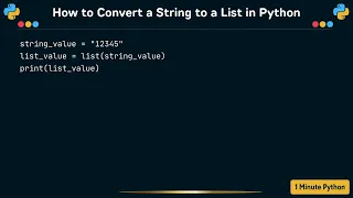 How to Convert a String to a List in Python