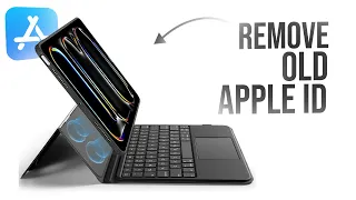 How to Remove Old Apple ID from App Store in iPad tutorial