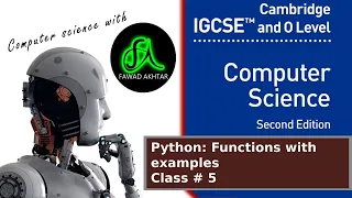 Python Programming Learn from Scratch Class 5 Cambridge IGCSE O Level Computer Science