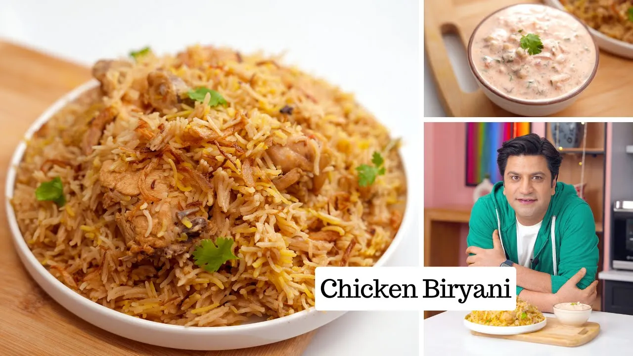         Muradabadi Chicken Biryani   Yakhni Pulao   Kunal Kapur Rice