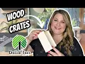 Dollar Tree Wood Crates DIY Hacks and Ideas Quick and Easy Home Decor and Gift Ideas