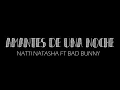 Natti Natasha ❌ Bad Bunny - Amantes de Una Noche [ letra Official ]