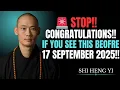 Download Lagu 🚨 STOP! If You See This Before 17 September 2025, You’re Lucky – It’s Not an Accident | Shi Heng Yi