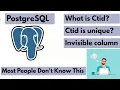 What is Ctid in PostgreSQL 2022 Class - 15