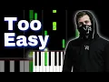 Download Lagu Alan Walker - Faded | EASY Piano Tutorial