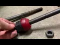 Tie Rod removal with an Autozone rental tool
