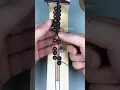 Lagu How to make a double row bracelet #handmade #diy #diyjewelry#beads #beadsbracelet #stone #beads