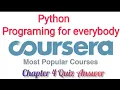 Programming for Everybody python Coursera solution Chapter 4 July 2020
