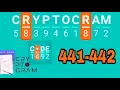 CRYPTOGRAM Word Logic Puzzles level 441 442