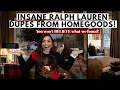 ONGELOOFLIJK!!! Ralph Lauren Dupe Haul van HOMEGOODS!