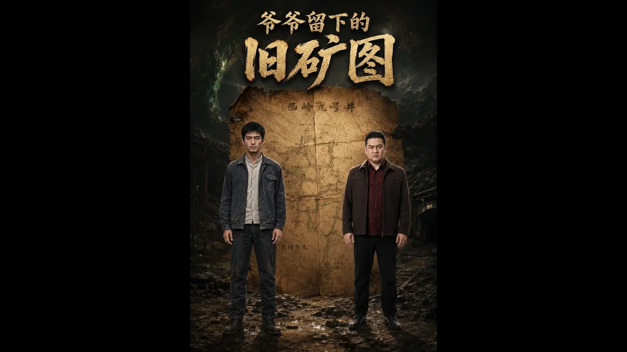 爷爷留下的旧矿图
