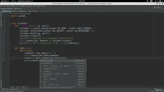 How To Write a Malware With Python - Backdoor Refactoring Creating a Listener Class