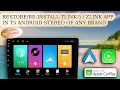 How to Install or Reactivate Tlink5 Zlink App on Android Car Stereo Step-by-Step Guide