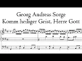 Sorge - Trio 'Komm heiliger Geist, Herre Gott' - Riepp organ, Ottobeuren, Hauptwerk