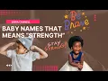 Baby Names That Means Strength Brave More