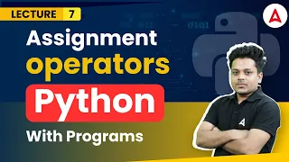 Assignment Operators Compound Assignment Python Full Course Coding Adda247