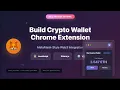 Create MetaMask-Style Crypto Wallet Chrome Extension Using JavaScript Ether js Web3 Full Project