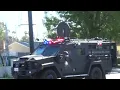 LAPD SWAT Bearcat Goes Code 3 - Streets of Los Angeles