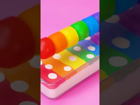 🌈 Rainbow Sprinkle Chocolate Cake Pop Skewers #dessert #chocolate