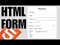 HTML Form Tutorial - Step By Step Guide For Beginners