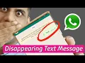 Download Lagu How to Send Disappearing Text Messages on WhatsApp