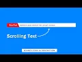 How to Create Scrolling Text With Html CSS CSS Marquee