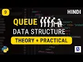 Complete Queue Data Structure in hindi Python Data Structure CS TechTube