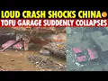 Loud Crash China s Tofu Garage Collapses 6 Load-Bearing Columns Removed 100 Families Homeless