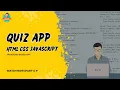 Build Your Own Quiz Application from Scratch HTML CSS JavaScript Tutorial
