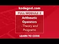 FULL MODULE 2 Arithmetic operations - Theory and Programs LEARN TO CODE