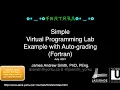VPL auto grading example with Fortran