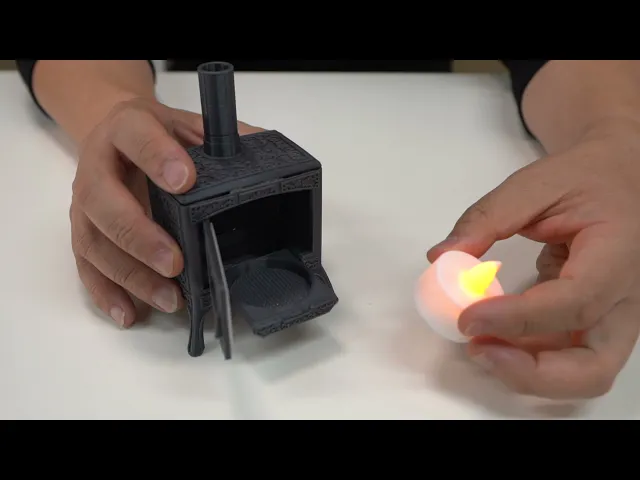 Fab365_Foldable_Fireplace_Inner part.stl video thumbnail