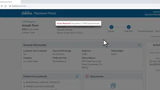 Introducing the DaVita Placement Portal