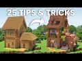 25 Tips Tricks I Wish I Knew Before I Started Building in Minecraft