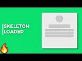 Skeleton Loader with HTML and CSS becodewala