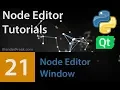 Node Editor Tutorial 21 How to implement Main Window with Menu