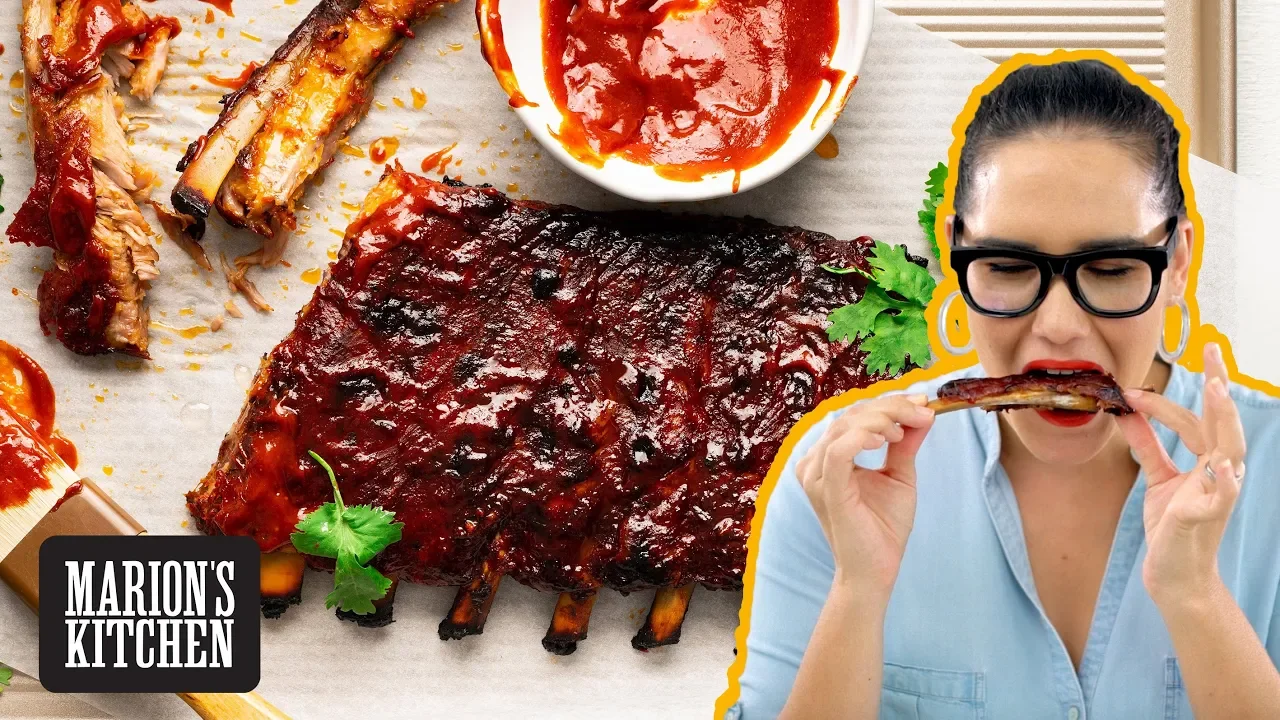 4-ingredient Spicy Pork Ribs Korean-Style - Marion's Kitchen
