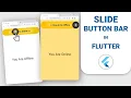 Slide Button Bar in Flutter - Draggable DragTarget widget tutorial with example app