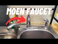 Moen Chateau single kitchen faucet install Single handle kitchen faucet DIY guide
