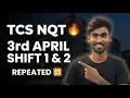 TCS NQT Coding Questions 3rd April 2026 Shift 1 Shift 2 Questions Solved