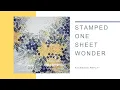 Colour INKspiration Challenge Stamped One Sheet Wonder