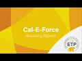 ETP Cal-E-Force - Accessing Reports