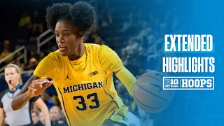 Michigan Vs Notre Dame EXTENDED HIGHLIGHTS Big Ten Women S Basketball 11 15 25 