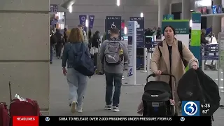 UConn fans head to Bradley Airport for Final Four trips