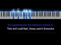 Stop the Wedding! - Ashe | Acoustic Piano Karaoke LOWER KEY