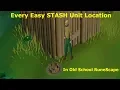 Every Easy STASH Unit Location in OSRS including Timestamps
