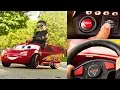 Lightning McQueen Electric Power Ride-On Toy Car by Huffy
