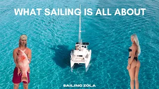 Catch & Cook + Dinner with the WHOLE anchorage  Ep  25