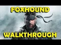 Metal Gear Solid 3 Delta - Foxhound Walkthrough Full Game